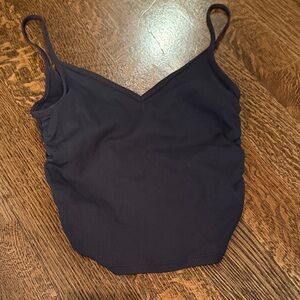 Vuori Midnight Ribbed Top